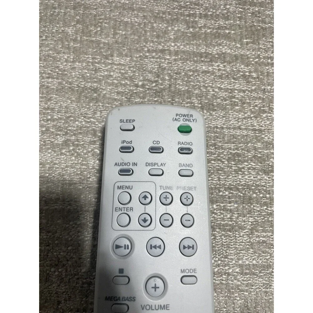 Sony RMT-CS2iPA For Personal Audio System Remote Control ZS-S2iP ZS-S4iP